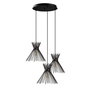 Opviq Kirpi - 3085 Lámpara de araña de metal negro